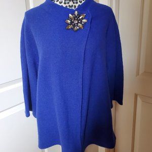 WOOL 3/4 DOLMAN SLEEVE JACKET, JM COLLECTIONS  PL